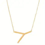 Chic Alphabet Golden Necklace