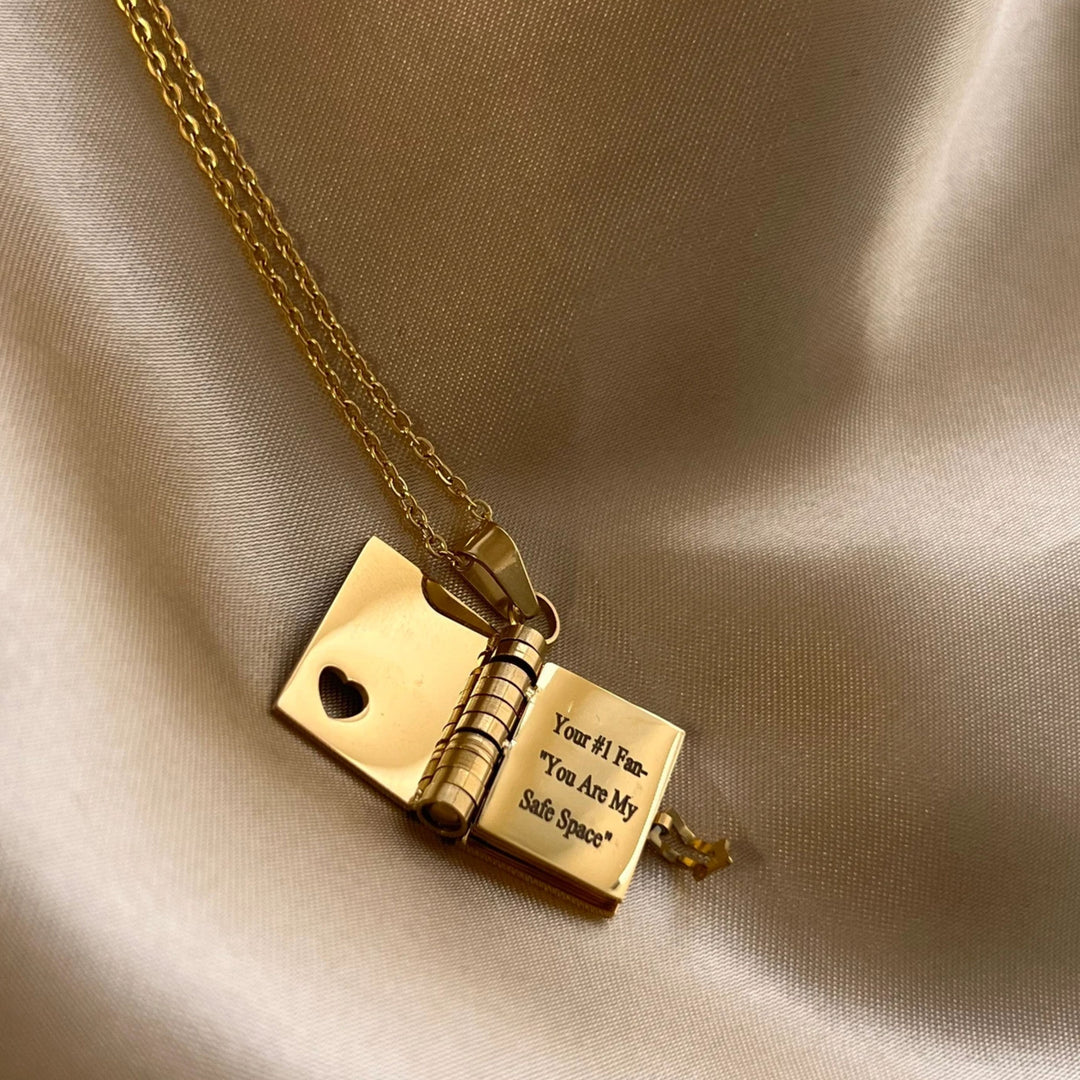 Chapter of Love Gold Necklace