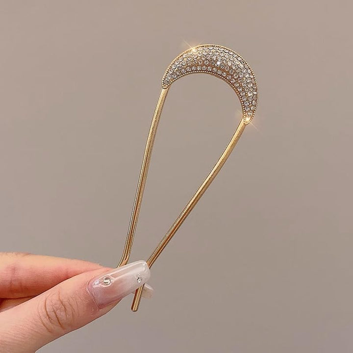 Sparkling moon Bun Pin