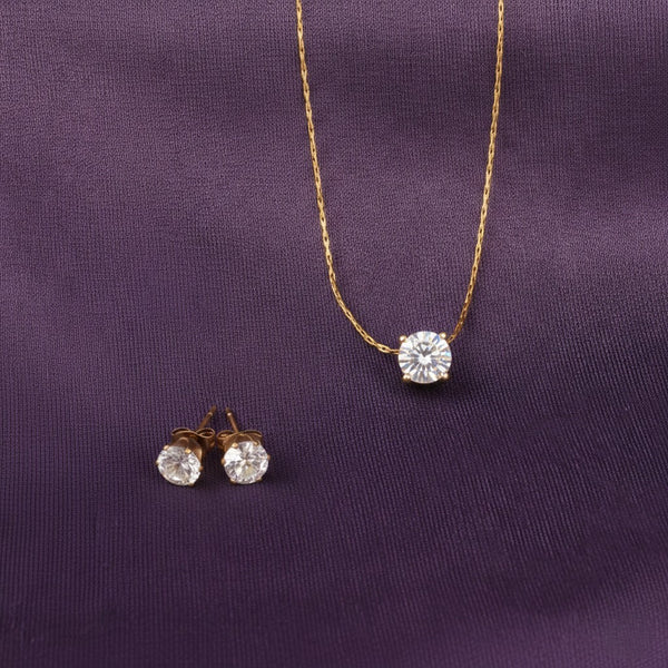 Midnight Orbit Necklace & Stud Set