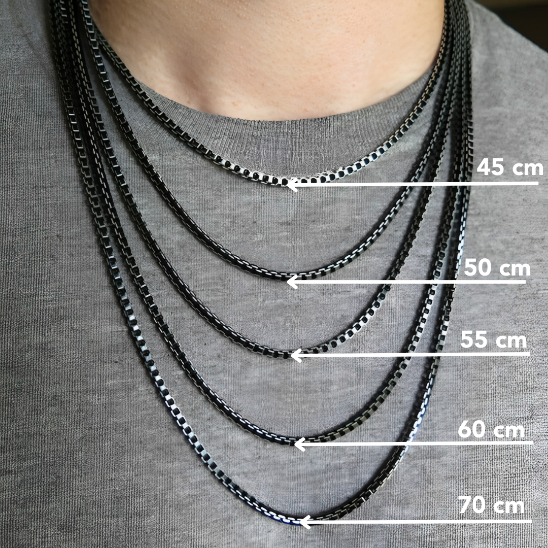 Dual Silver Stratum Chain