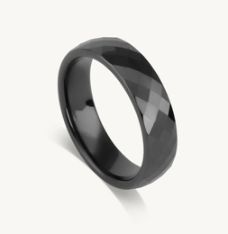 Obsidian Facet Ring | Salty
