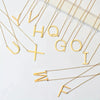 Chic Alphabet Golden Necklace - Salty Accessories