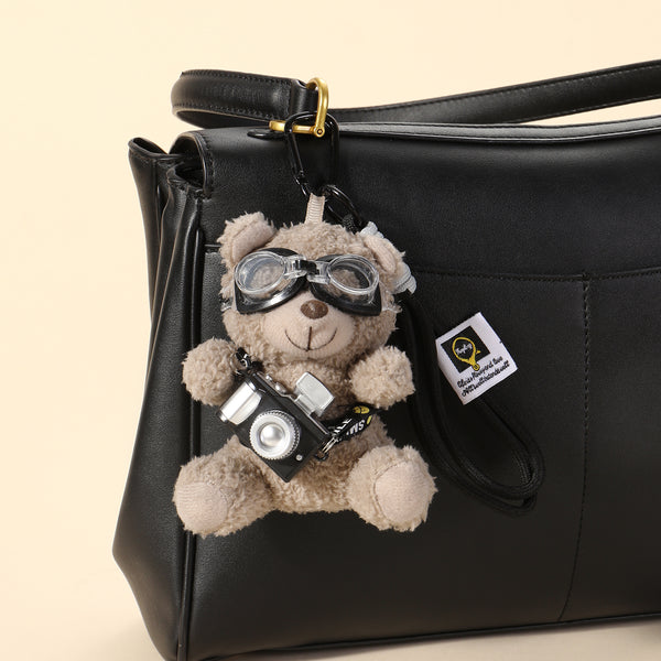 Travel Photographer Teddy Bag Charm