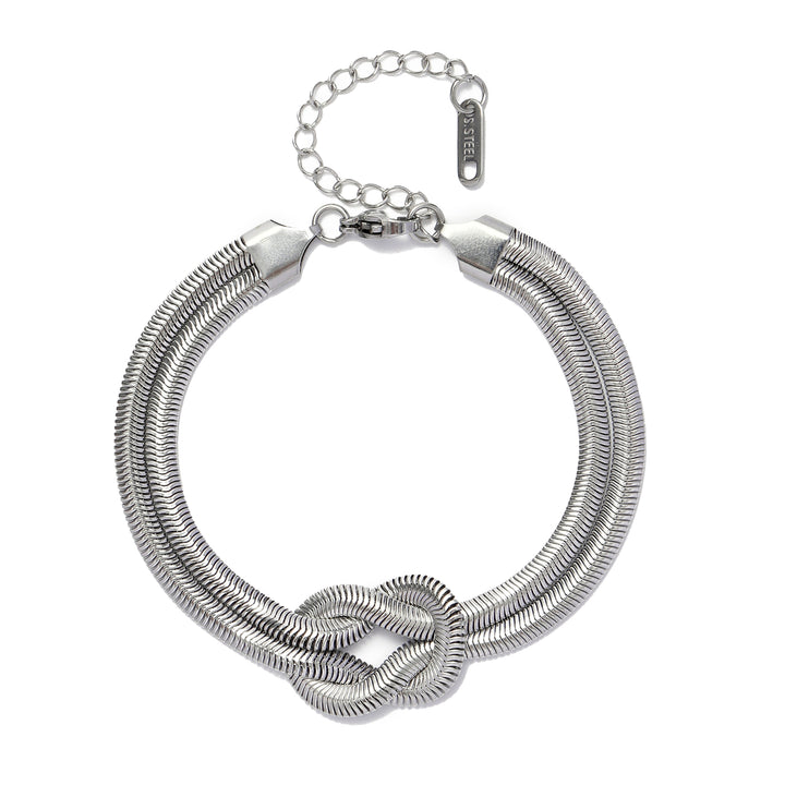 Knotty Affair Silver Bracelet