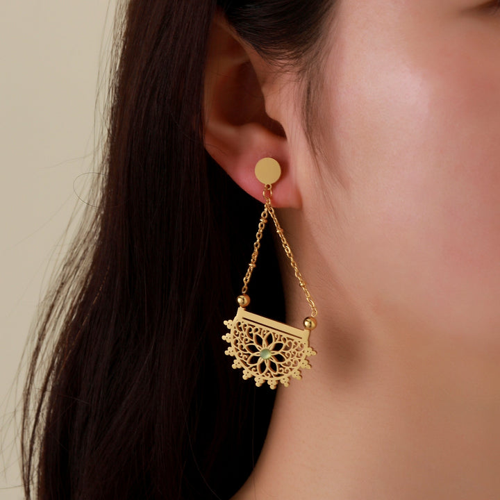 Aurelia Filigree Drops Earrings | Salty