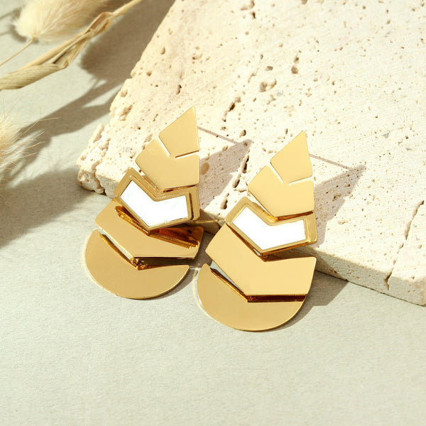 Aurelia Geo Luxe Earrings