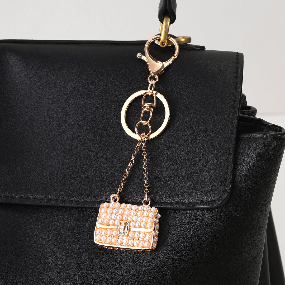 Pearl Clutch Bag Charm