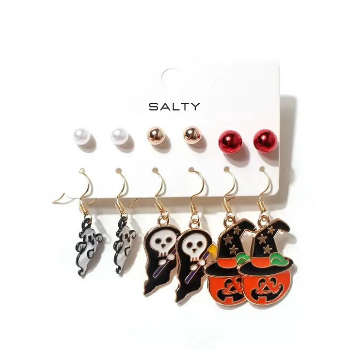 Set of 6 Beyond the Grave Earring Combo Salty