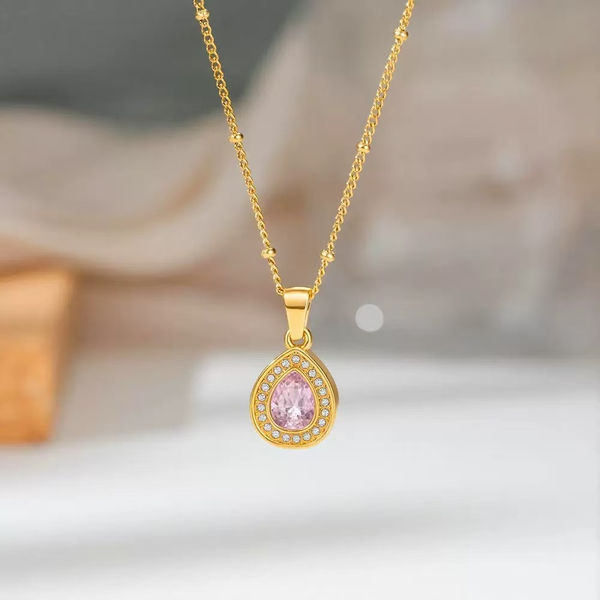 Roselle Drop Necklace
