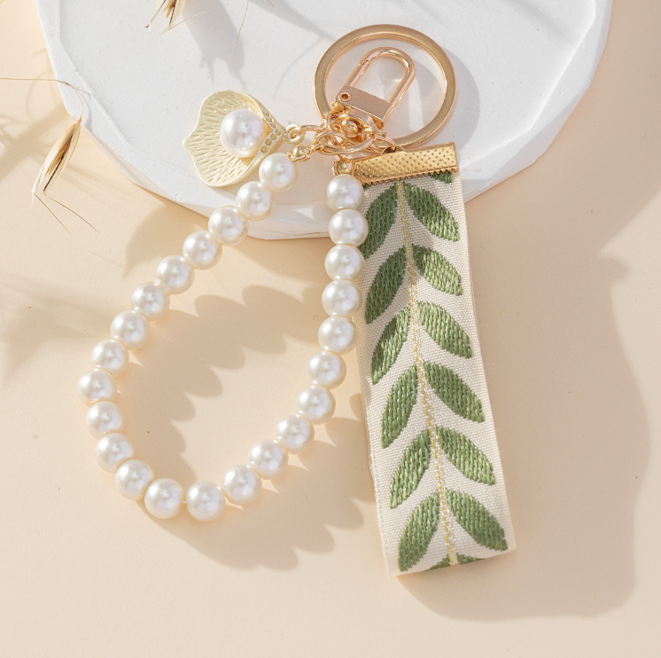 Pearl Whimsy Tassel Bag Charm