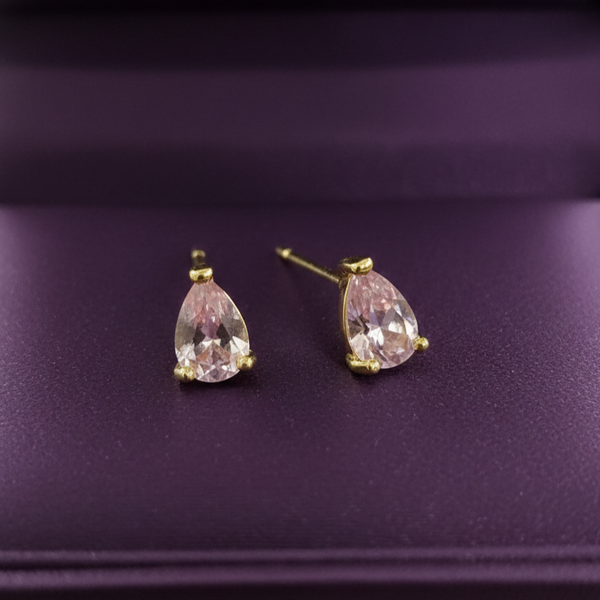 Blush Drop Spark Studs