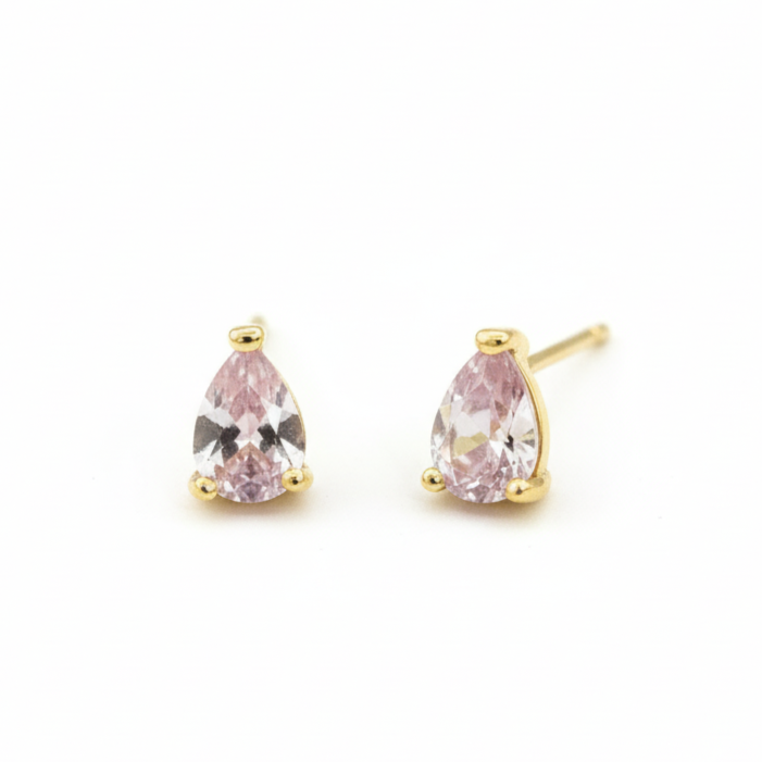 Blush Drop Spark Studs