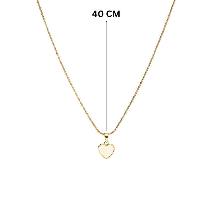 Morgan Heart Gold Necklace