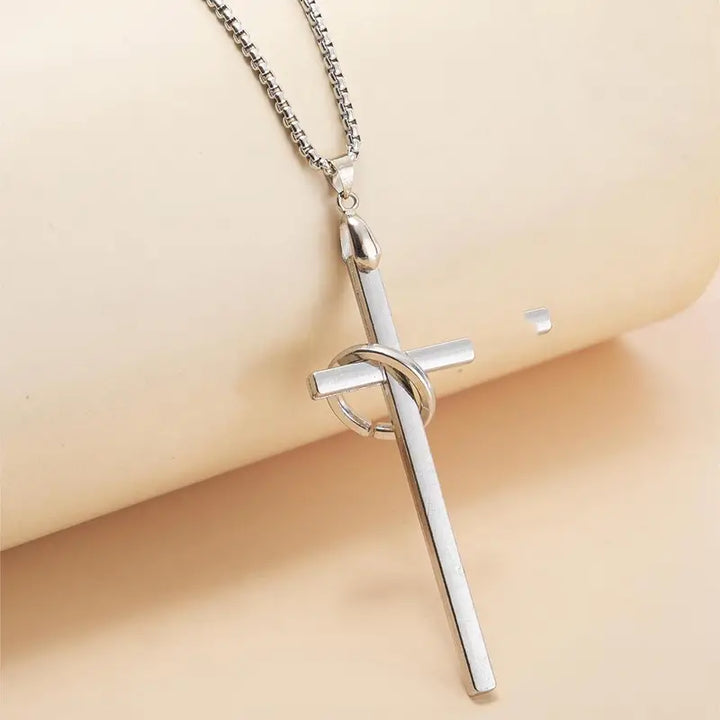 Redeemer Cross Silver Chain