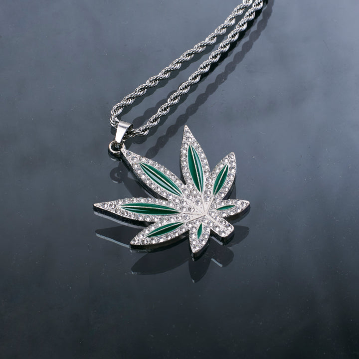 High Voltage Green Chain and Sunglasses Combo