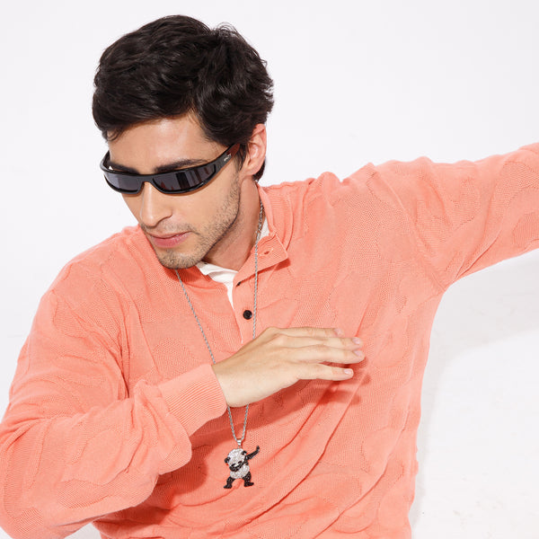 Savage Panda Chain and Sunglasses Set