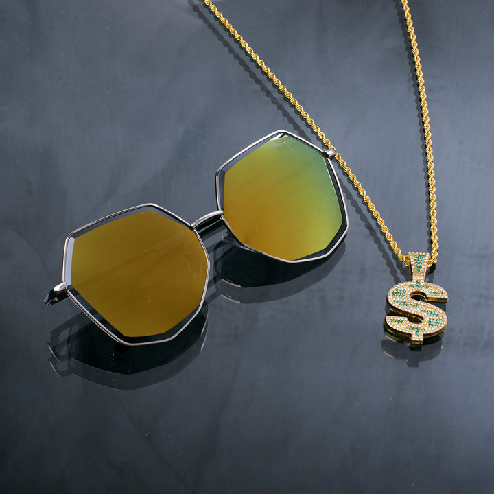 Dollar Dominion Chain and Sunglasses Combo