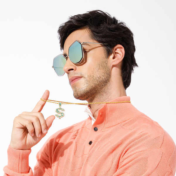 Dollar Dominion Chain and Sunglasses Combo