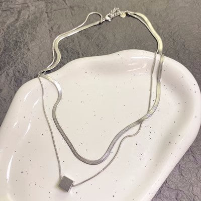 Dual Cuban Silver Chain