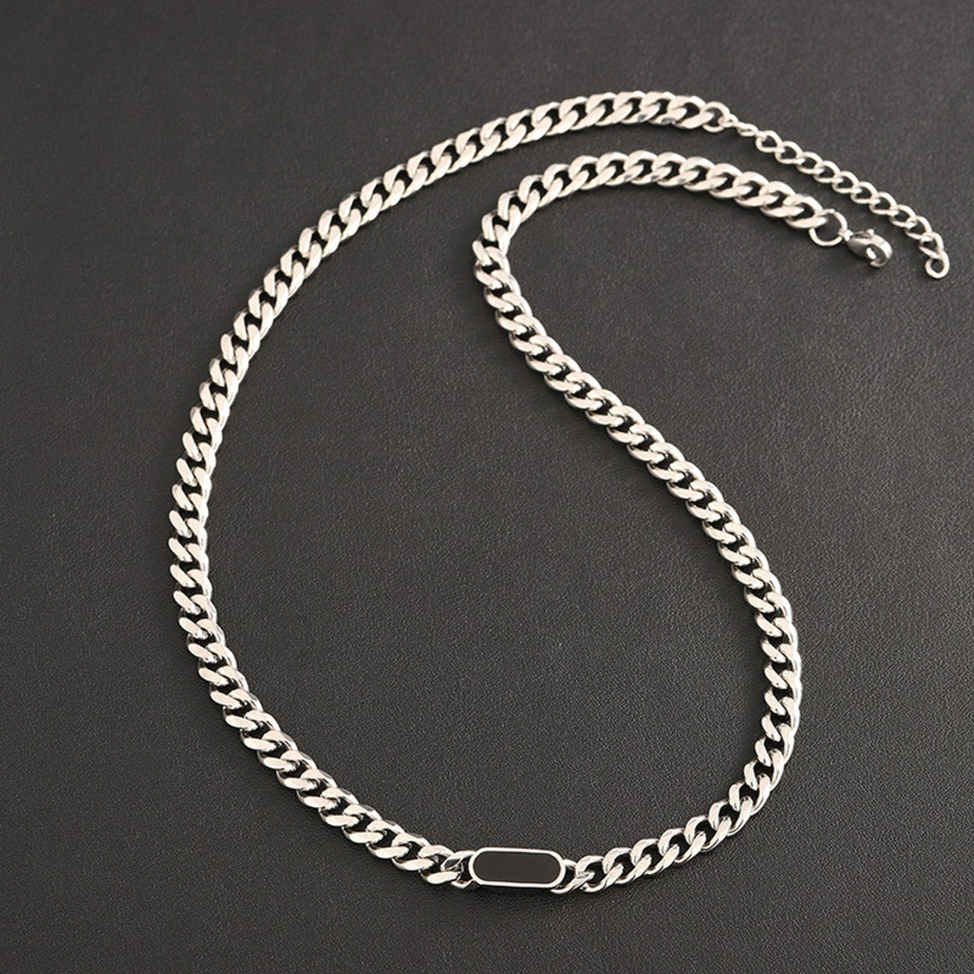 Titan ID Cuban Chain Necklace - Black | Salty