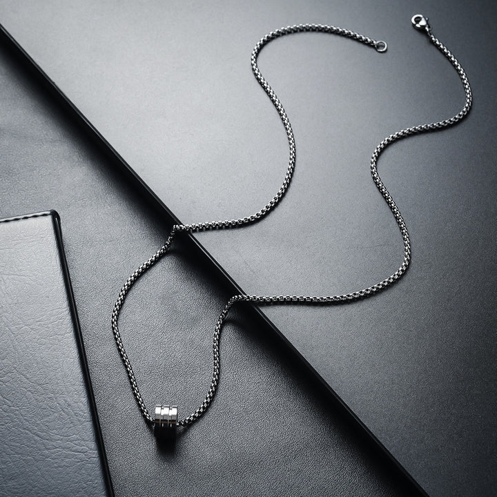 Traveler Black Chain Necklace