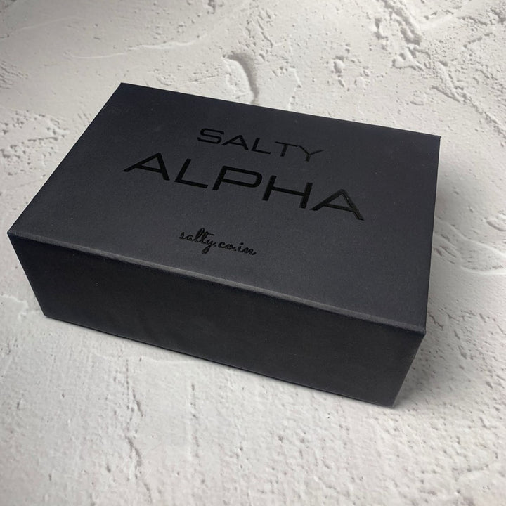 Salty Alpha Black Gift Box (Jewellery not included)