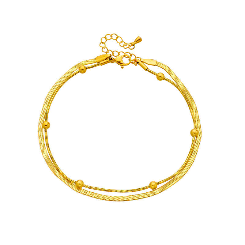 Golden Orbit Anklet