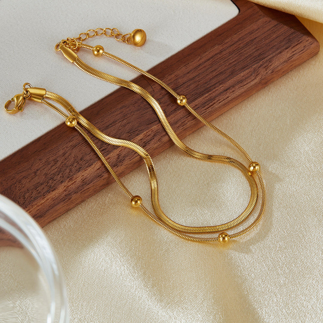 Golden Orbit Anklet