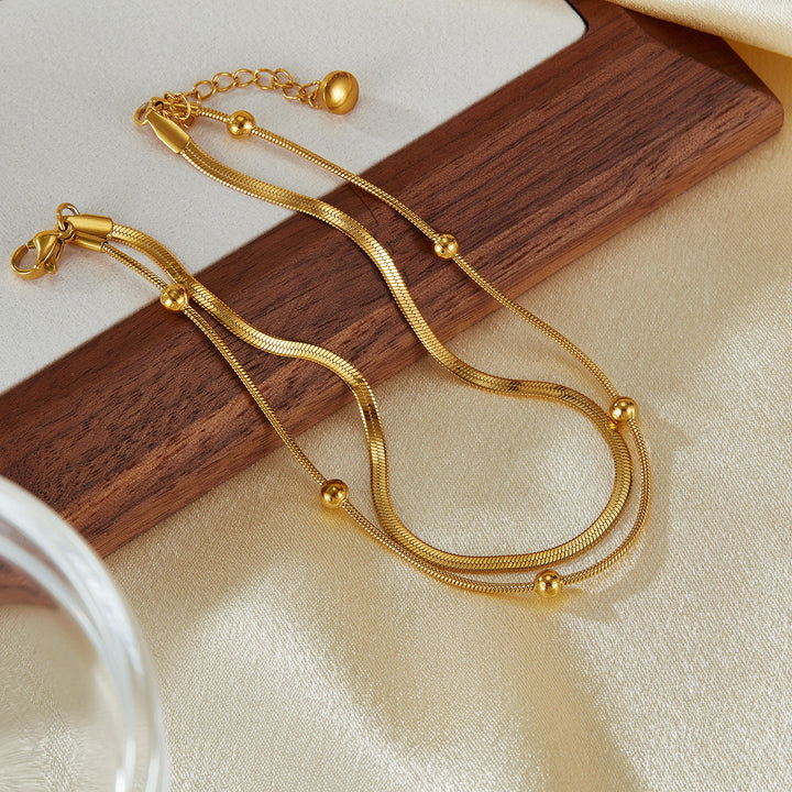 Golden Orbit Anklet