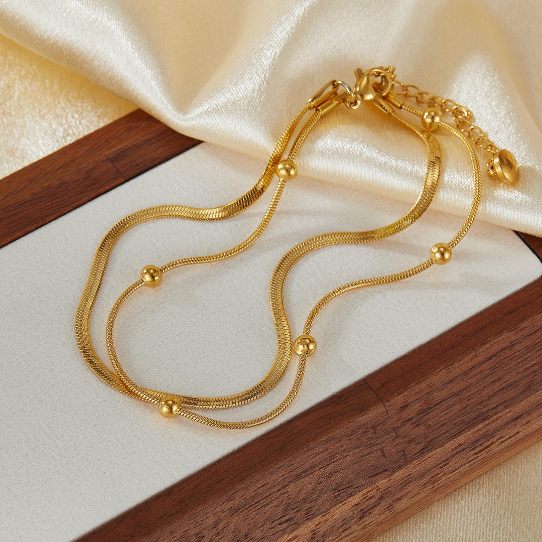 Golden Orbit Anklet