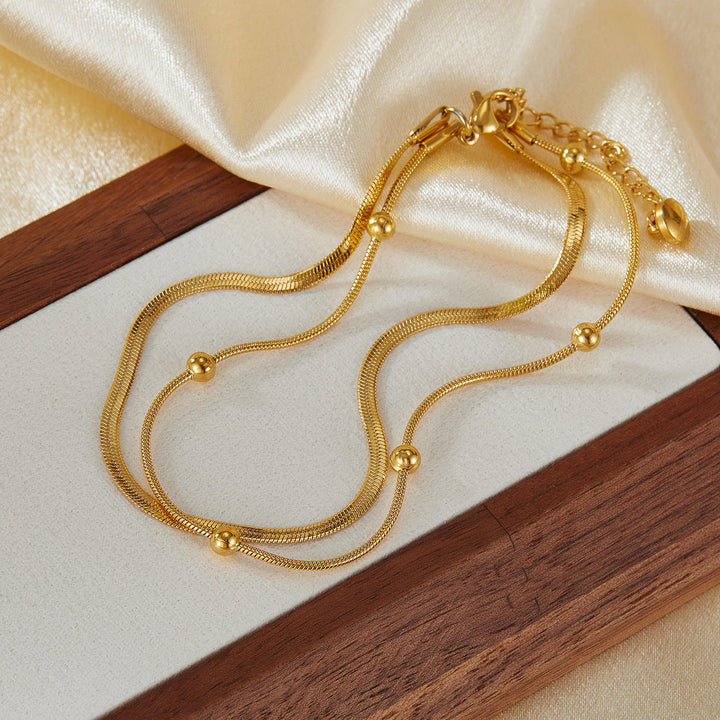 Golden Orbit Anklet