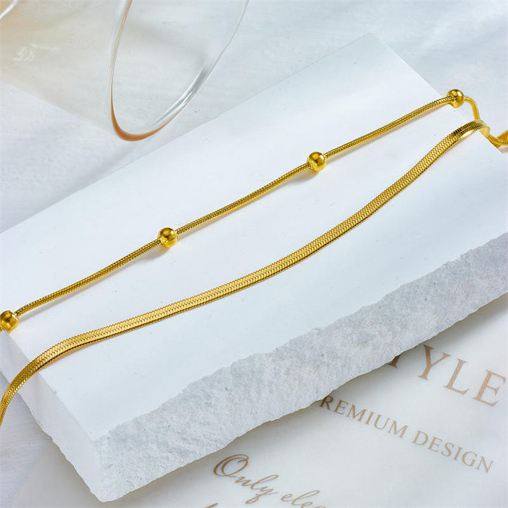 Golden Orbit Anklet
