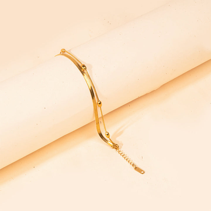 Golden Orbit Anklet | Salty