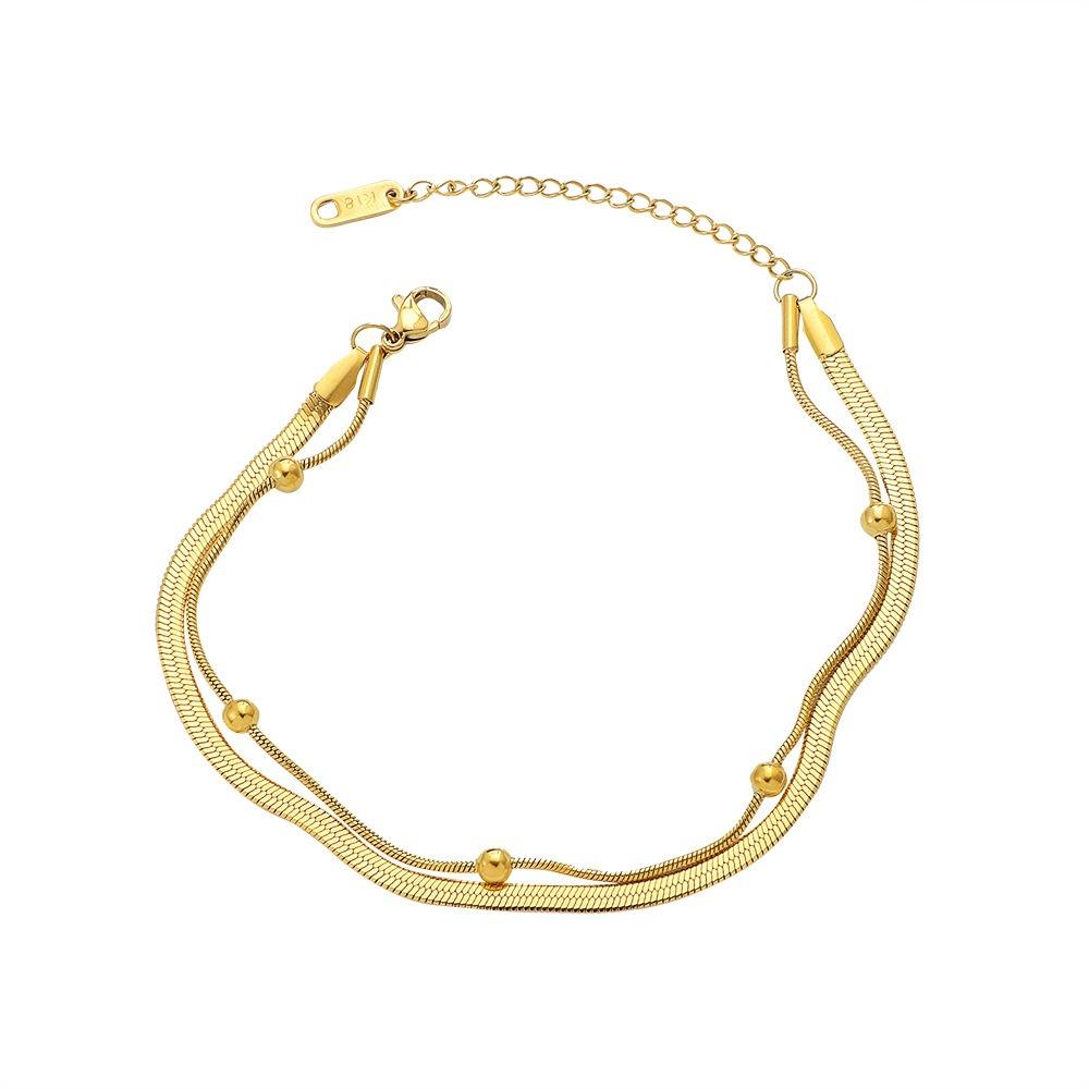 Golden Orbit Anklet | Salty