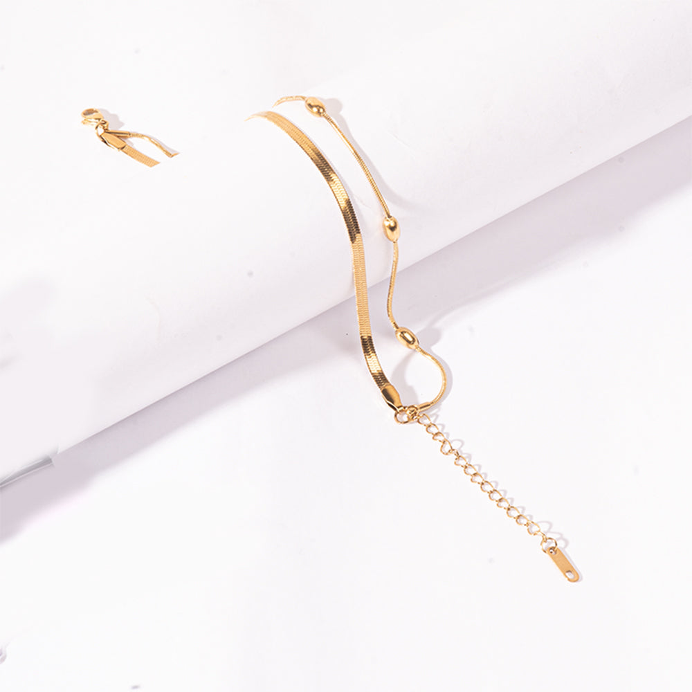 Golden Orbit Anklet | Salty