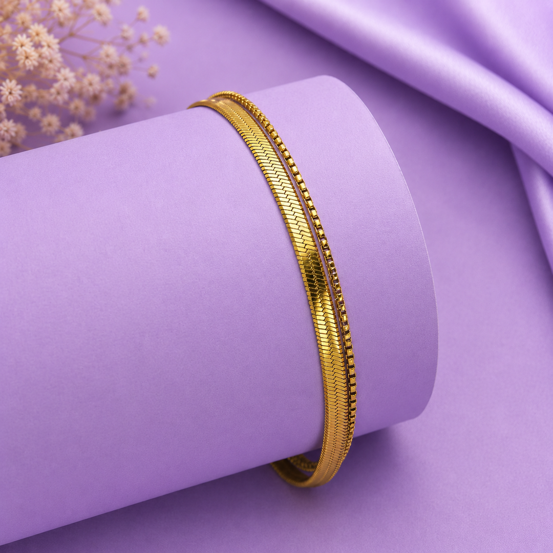 Luxe Layer Anklet | Salty