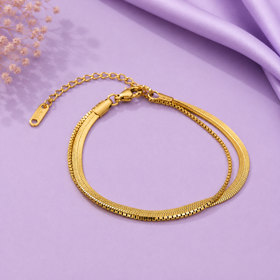 Luxe Layer Anklet | Salty