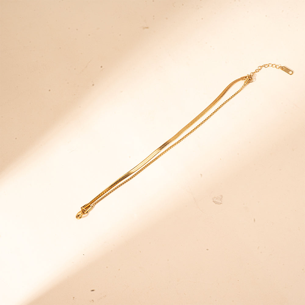 Luxe Layer Anklet | Salty