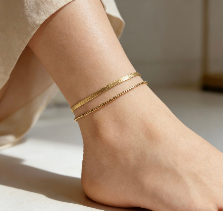 Luxe Layer Anklet | Salty