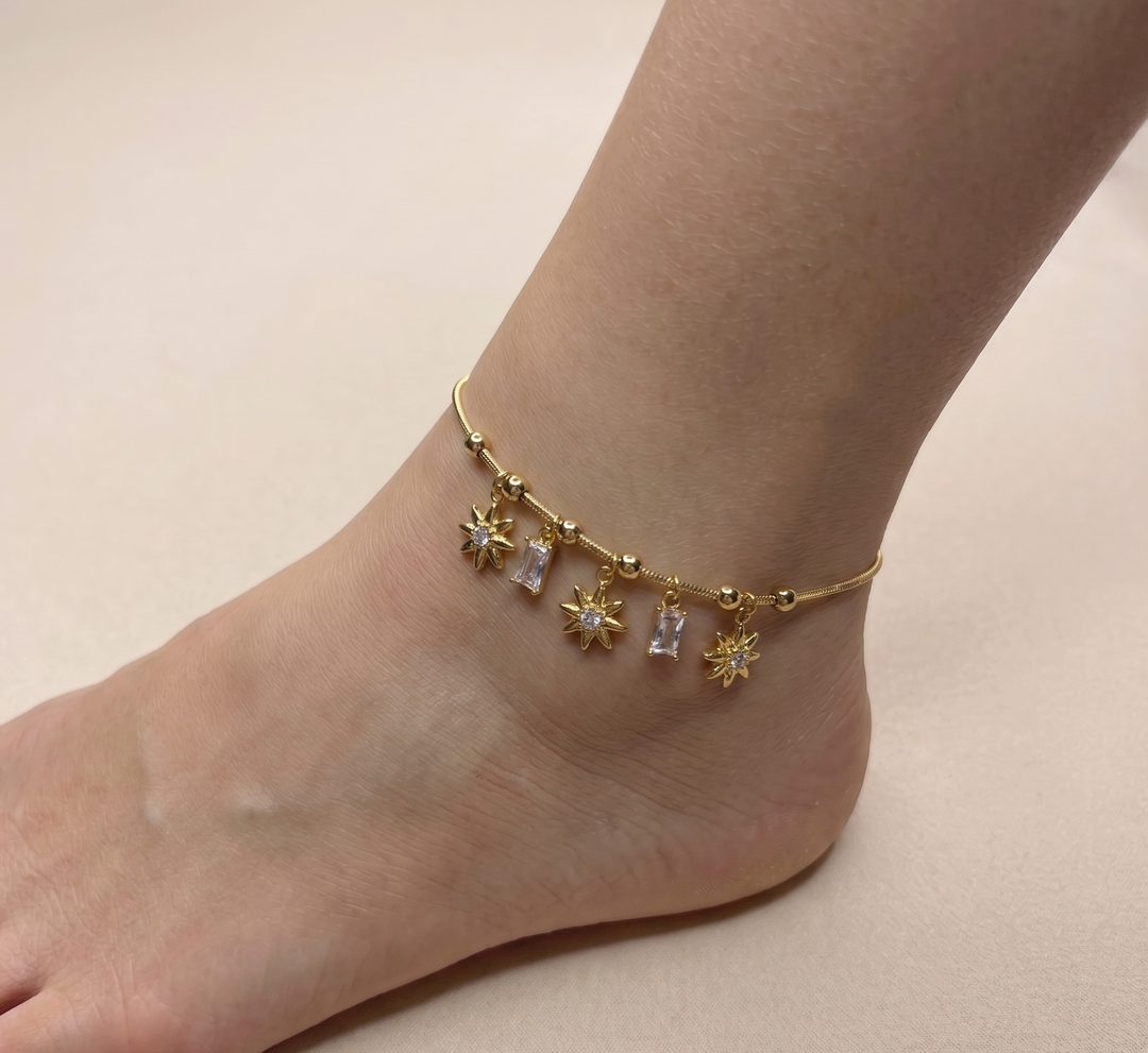 Celeste Bloom Anklet