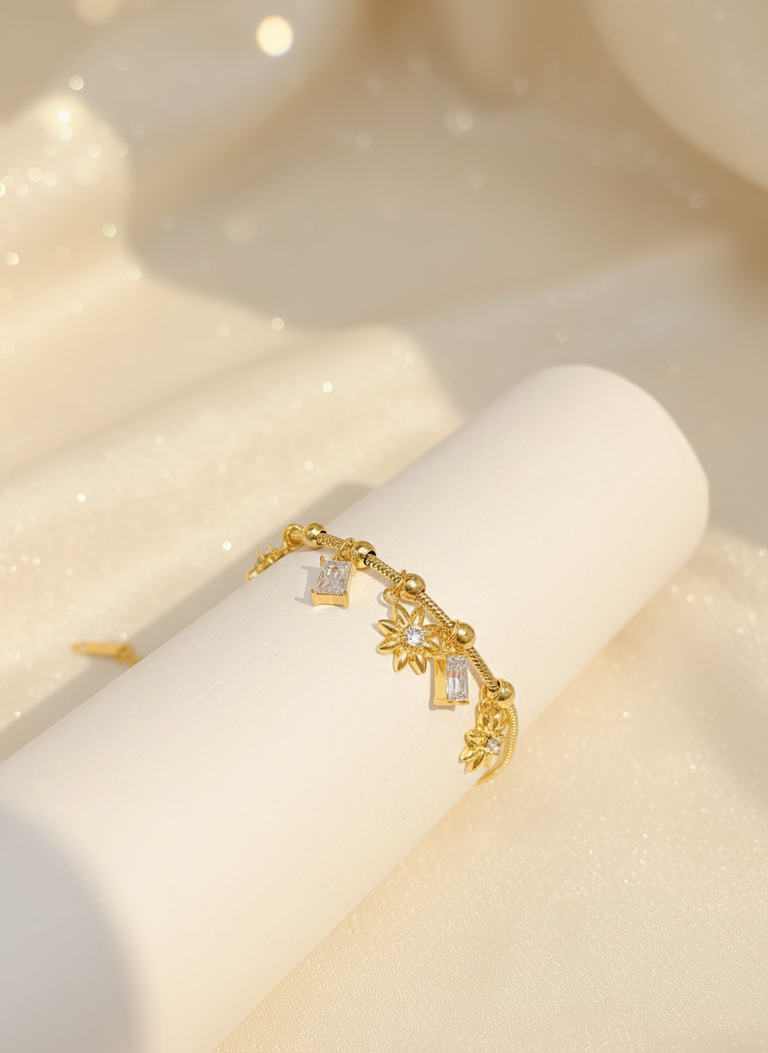 Celeste Bloom Anklet