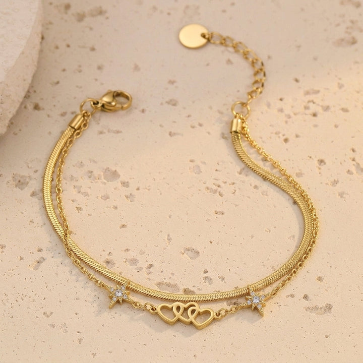 Starlove Layered Anklet