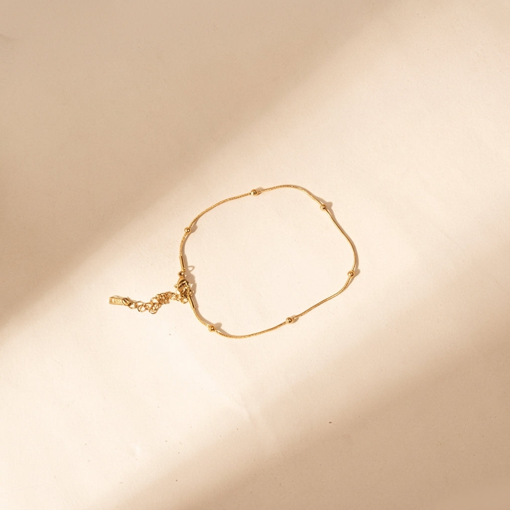 Orb Glow Minimal Anklet | Salty