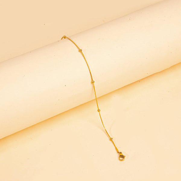 Orb Glow Minimal Anklet