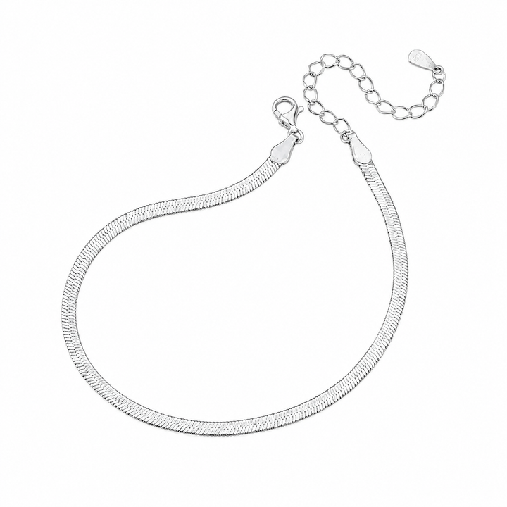 Silver Snake Chain Anklet