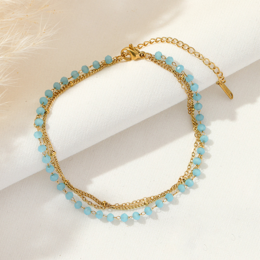 Aqua Drop Charming Anklet