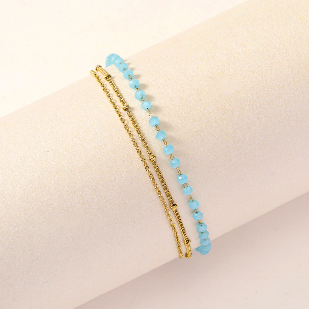 Aqua Drop Charming Anklet
