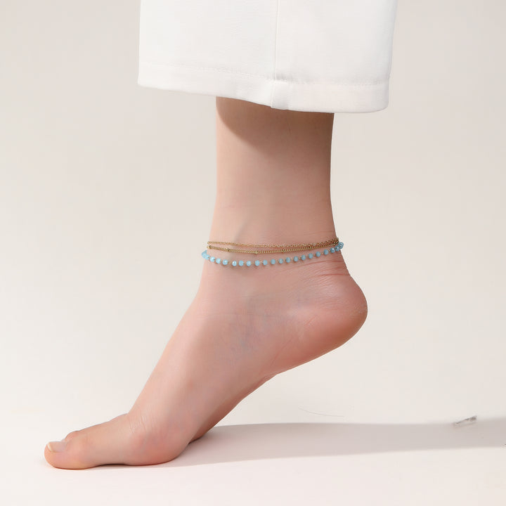 Aqua Drop Charming Anklet