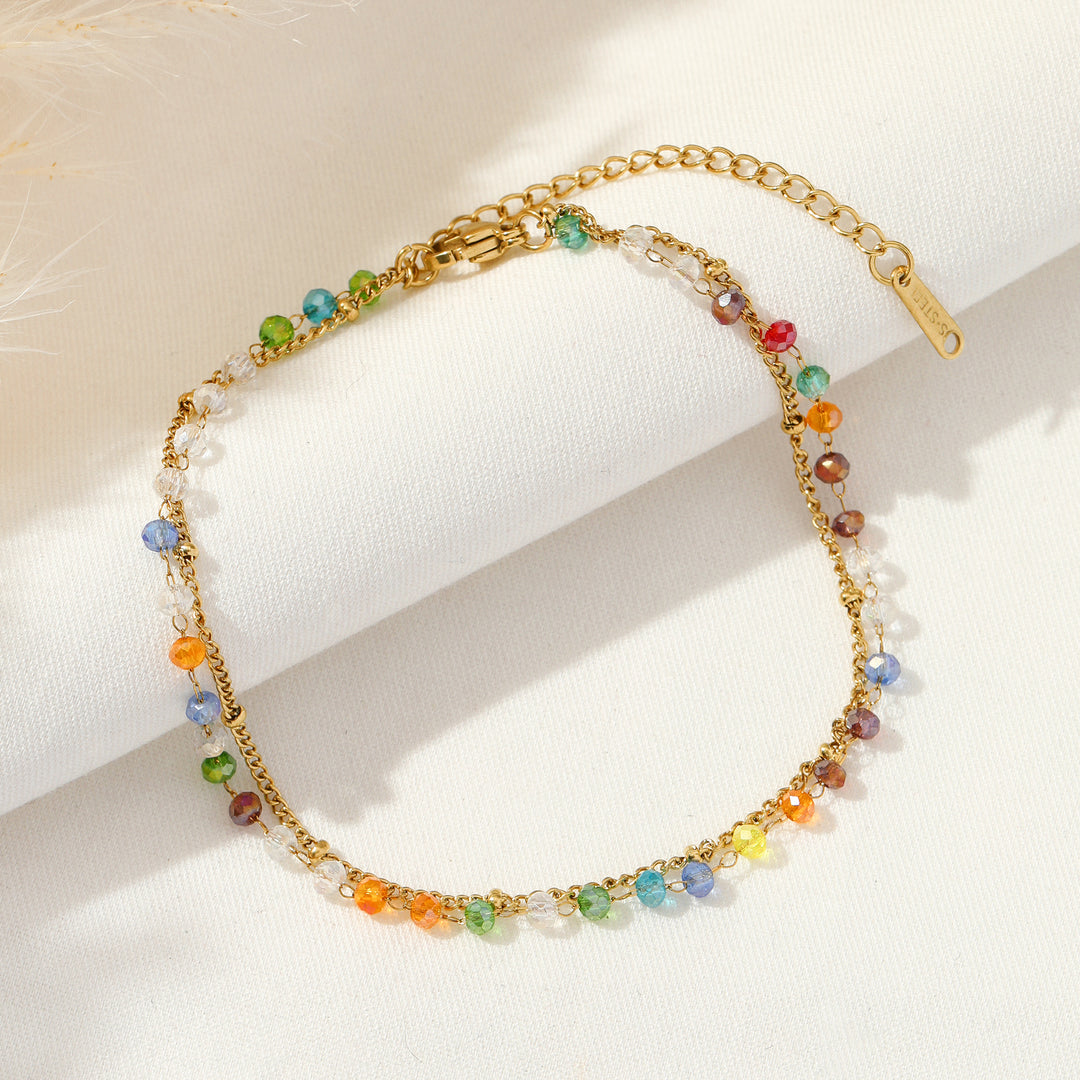 Tropic Dot Tiny Anklet